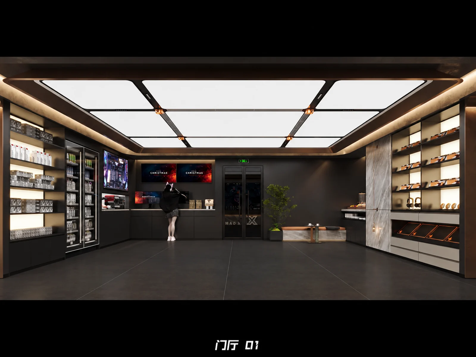 澳門店 · 門廳 — 設計效果圖